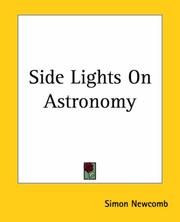 Cover of: Side Lights On Astronomy by Simon Newcomb