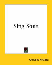 Cover of: Sing Song | Christina Georgina Rosetti