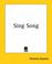 Cover of: Sing Song