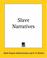 Cover of: Slave Narratives