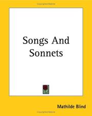 Cover of: Songs And Sonnets