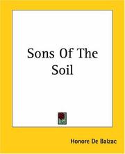 Cover of: Sons Of The Soil by Honoré de Balzac