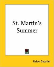 Cover of: St. Martin's Summer by Rafael Sabatini