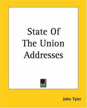 Cover of: State Of The Union Addresses