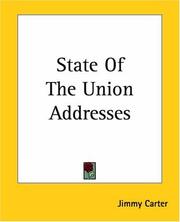 Cover of: State Of The Union Addresses