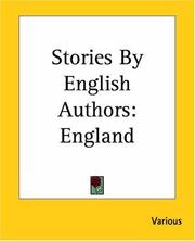 Cover of: Stories By English Authors by Various, Various