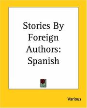 Cover of: Stories By Foreign Authors by Various