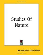 Cover of: Studies of Nature