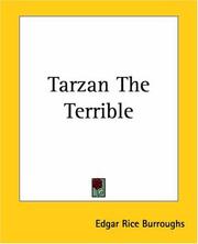 Cover of: Tarzan The Terrible by Edgar Rice Burroughs