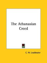 Cover of: The Athanasian Creed