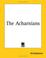 Cover of: The Acharnians