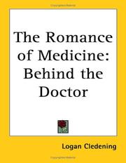 Cover of: The Romance of Medicine by Logan Clendening