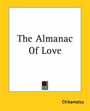 Cover of: The Almanac Of Love | Chikamatsu
