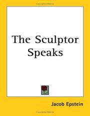 Cover of: The Sculptor Speaks