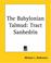 Cover of: The Babylonian: Talmud