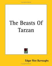 Cover of: The Beasts Of Tarzan by Edgar Rice Burroughs