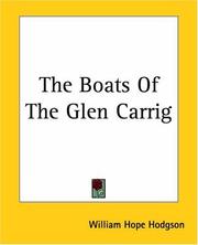 Cover of: The Boats Of The Glen Carrig by William Hope Hodgson