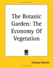 Cover of: The Botanic Garden (The Economy of Vegetation)