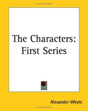 Cover of: The Characters: First Series
