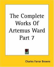 Cover of: The Complete Works of Artemus Ward