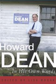 Cover of: Howard Dean in his own words by Howard Dean