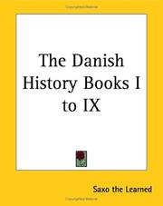 Cover of: The Danish History Books 1 to 9 by Saxo Grammaticus