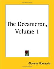 Cover of: The Decameron by Giovanni Boccaccio