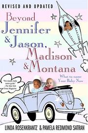 Cover of: Beyond Jennifer & Jason, Madison & Montana by Linda Rosenkrantz