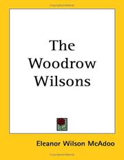 Cover of: The Woodrow Wilsons