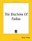 Cover of: The Duchess Of Padua