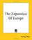 Cover of: The Expansion Of Europe