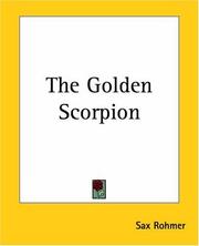 Cover of: The Golden Scorpion by Sax Rohmer