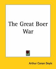 Cover of: The Great Boer War by Arthur Conan Doyle