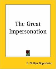 Cover of: The Great Impersonation by Edward Phillips Oppenheim