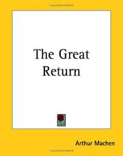Cover of: The Great Return by Arthur Machen