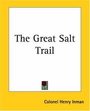 Cover of: The Great Salt Lake Trail by Colonel Henry Inman