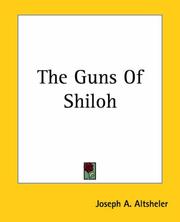 Cover of: The Guns Of Shiloh by Joseph A. Altsheler