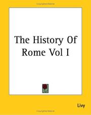 Cover of: The History Of Rome by Titus Livius
