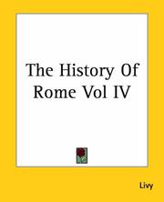 Cover of: The History Of Rome by Titus Livius