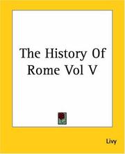 Cover of: The History Of Rome by Titus Livius