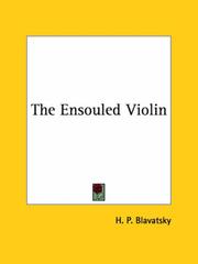 Cover of: The Ensouled Violin