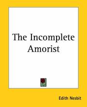 Cover of: The Incomplete Amorist by Edith Nesbit