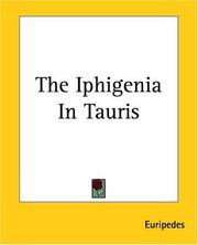 Cover of: The Iphigenia In Tauris by Euripides