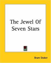 Cover of: The Jewel Of Seven Stars by Bram Stoker