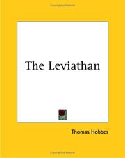 Cover of: The Leviathan by Thomas Hobbes