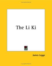 Cover of: The Li Ki