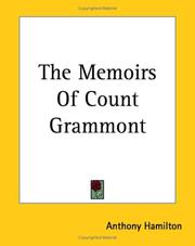 Cover of: The Memoirs Of Count Grammont by Count Anthony Hamilton