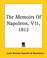 Cover of: The Memoirs Of Napoleon 1812