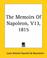 Cover of: The Memoirs Of Napoleon 1815
