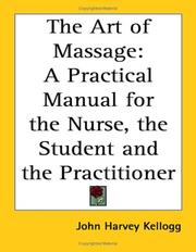 Cover of: The Art of Massage by John Harvey Kellogg
